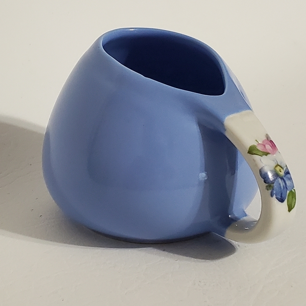 Hall Rose Parade Sugar Bowl Blue White Floral